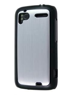 Brushed Aluminium Case for HTC Sensation - Silver