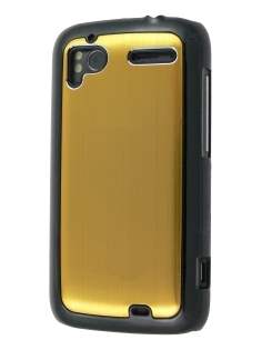 Brushed Aluminium Case for HTC Sensation - Gold