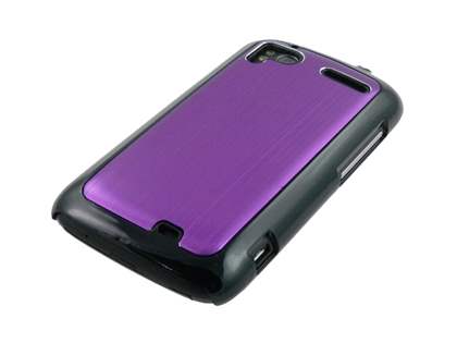 Brushed Aluminium Case for HTC Sensation - Lavender Purple