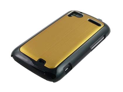 Brushed Aluminium Case for HTC Sensation - Gold