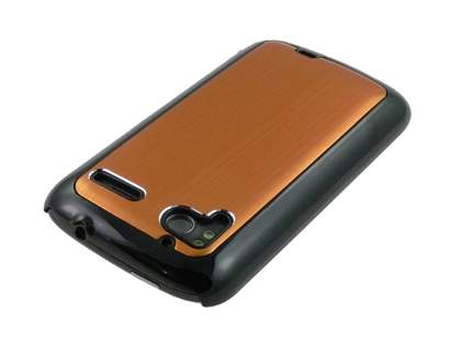 Brushed Aluminium Case for HTC Sensation - Bronze