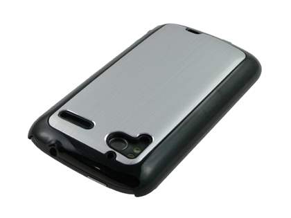 Brushed Aluminium Case for HTC Sensation - Silver