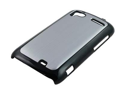 Brushed Aluminium Case for HTC Sensation - Silver