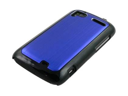 Brushed Aluminium Case for HTC Sensation - Ocean Blue