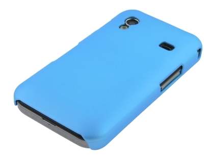 Samsung Galaxy Ace S5830 Rubberised Colour Case plus Screen Protector - Sky Blue