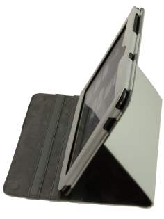 Samsung Galaxy Tab 10.1 Synthetic Leather Flip Case with Dual-Angle Tilt Stand - White Samsung Galaxy Tab 10.1 Synthetic Leather Flip Case with Dual-Angle Tilt Stand - White