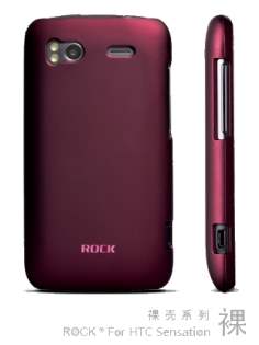 ROCK Nakedshell Case for HTC Sensation - Burgundy Red