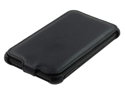 Samsung I9220 Galaxy Note Slim Synthetic Leather Flip Case - Classic Black