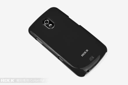 ROCK Nakedshell Glossy Colour Case for Samsung I9250 Google Galaxy Nexus - Glossy Black