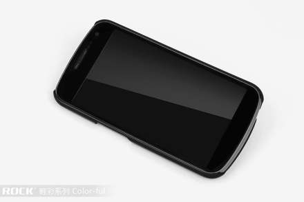ROCK Nakedshell Glossy Colour Case for Samsung I9250 Google Galaxy Nexus - Glossy Black