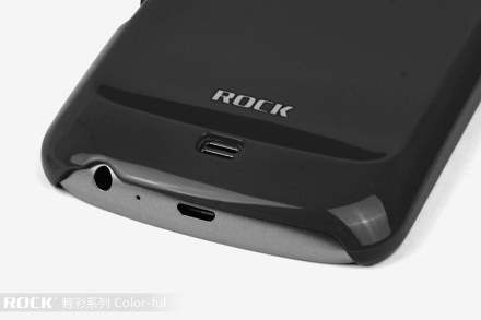 ROCK Nakedshell Glossy Colour Case for Samsung I9250 Google Galaxy Nexus - Glossy Black