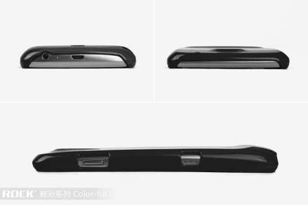 ROCK Nakedshell Glossy Colour Case for Samsung I9250 Google Galaxy Nexus - Glossy Black