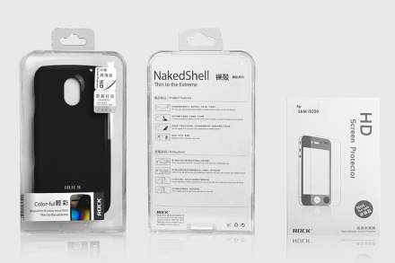 ROCK Nakedshell Glossy Colour Case for Samsung I9250 Google Galaxy Nexus - Glossy Black