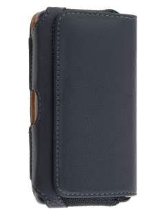 HTC Velocity 4G Synthetic Leather Belt Pouch - Classic Black