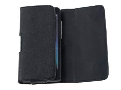 HTC Velocity 4G Synthetic Leather Belt Pouch - Classic Black