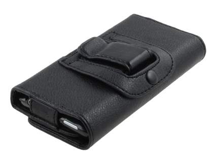 HTC Velocity 4G Synthetic Leather Belt Pouch - Classic Black