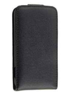 HTC Rhyme Genuine Leather Flip Case - Black