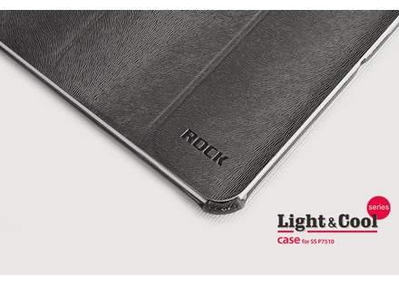 ROCK Samsung Galaxy Tab 10.1 Executive LC Case with Stand - Onyx Grey