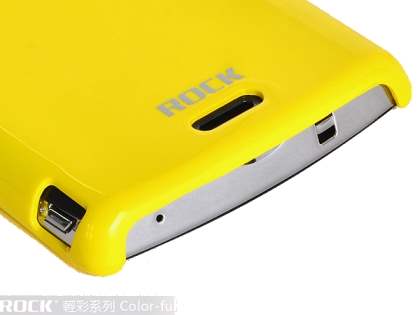 ROCK Nakedshell Colour Case for Sony Ericsson XPERIA Arc/Arc S - Glossy Yellow