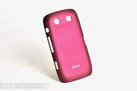 ROCK Nakedshell Case for BlackBerry Torch 9860 - Burgundy Red