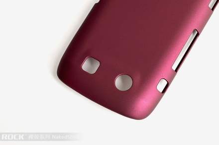 ROCK Nakedshell Case for BlackBerry Torch 9860 - Burgundy Red