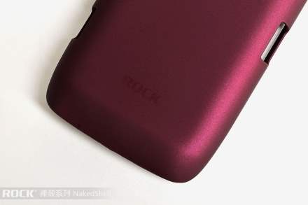 ROCK Nakedshell Case for BlackBerry Torch 9860 - Burgundy Red