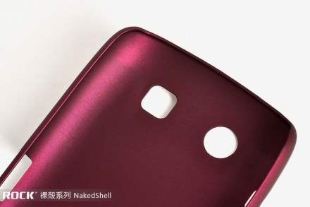 ROCK Nakedshell Case for BlackBerry Torch 9860 - Burgundy Red