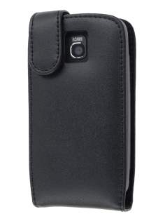 LG Optimus One P500 Genuine Leather Flip Case - Black LG Optimus One P500 Genuine Leather Flip Case - Black