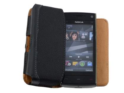 Nokia X6 Synthetic Leather Belt Pouch