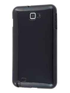 Samsung I9220 Galaxy Note Frosted Colour TPU Gel Case - Black