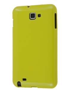 Samsung I9220 Galaxy Note Frosted Colour TPU Gel Case - Yellow