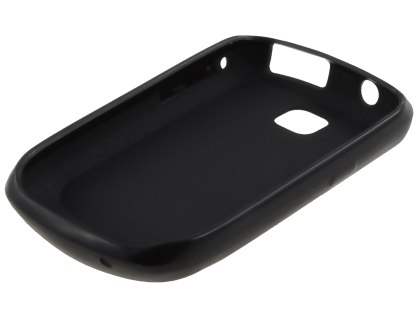 Samsung S5570 Galaxy Mini Frosted Colour TPU Gel Case - Black