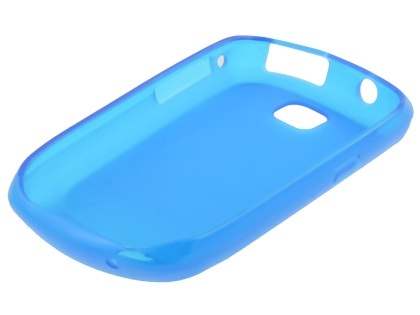 Samsung S5570 Galaxy Mini Frosted Colour TPU Gel Case - Blue