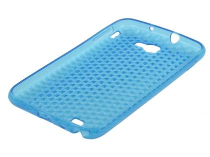 Samsung I9220 Galaxy Note TPU Gel Case - Diamond Light Blue