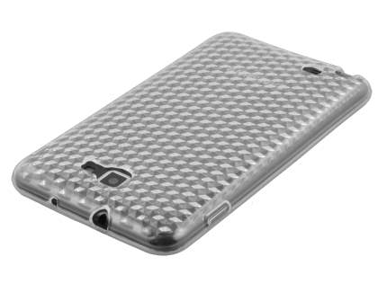 Samsung I9220 Galaxy Note TPU Gel Case - Diamond Clear