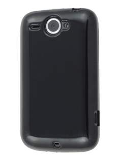 HTC Wildfire G8 Frosted Colour TPU Gel Case - Black HTC Wildfire G8 Frosted Colour TPU Gel Case - Black