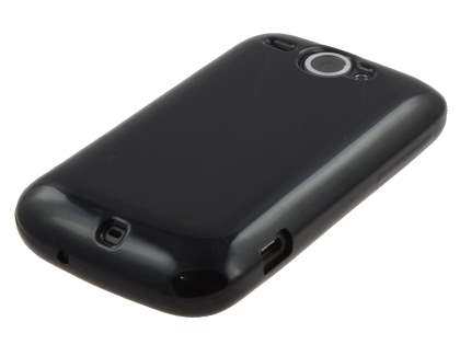 HTC Wildfire G8 Frosted Colour TPU Gel Case - Black