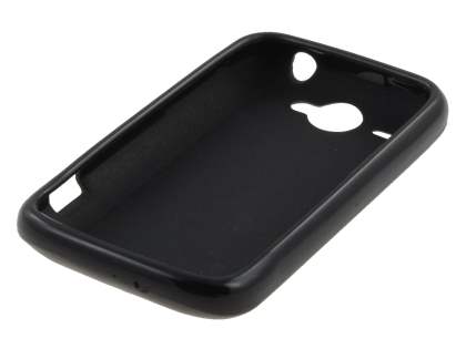 HTC Wildfire G8 Frosted Colour TPU Gel Case - Black