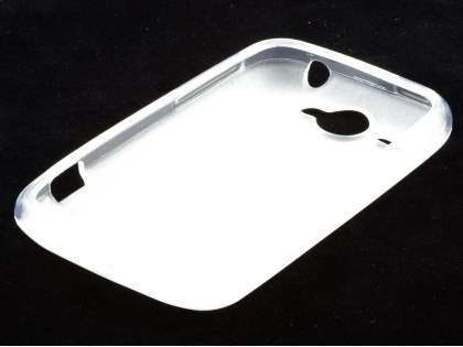 HTC Wildfire G8 Frosted Colour TPU Gel Case - Clear