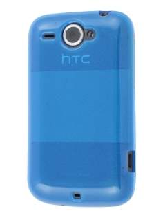 HTC Wildfire G8 Frosted Colour TPU Gel Case - Blue HTC Wildfire G8 Frosted Colour TPU Gel Case - Blue