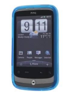 HTC Wildfire G8 Frosted Colour TPU Gel Case - Blue