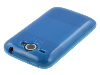 HTC Wildfire G8 Frosted Colour TPU Gel Case - Blue