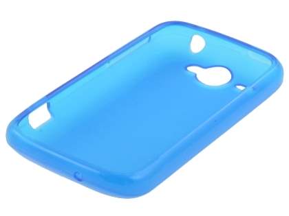 HTC Wildfire G8 Frosted Colour TPU Gel Case - Blue