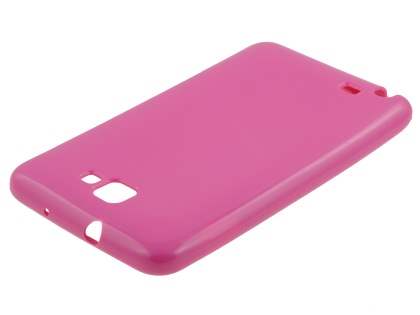 Samsung I9220 Galaxy Note Frosted Colour TPU Gel Case - Pink