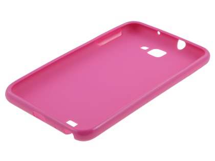 Samsung I9220 Galaxy Note Frosted Colour TPU Gel Case - Pink