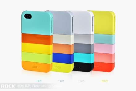 ROCK Glossy Mix-&-Match Case for Apple iPhone 4S/4