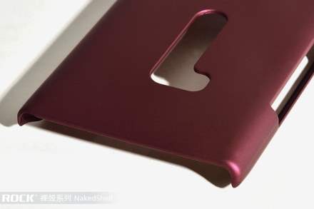 ROCK Nakedshell Rubberised Case for Nokia N9 - Burgundy Red