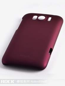 ROCK Nakedshell Rubberised Case for HTC Sensation XL - Burgundy Red ROCK Nakedshell Rubberised Case for HTC Sensation XL - Burgundy Red
