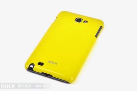 ROCK Nakedshell Colour Case for Samsung I9220 Galaxy Note - Glossy Yellow