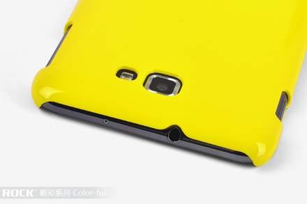 ROCK Nakedshell Colour Case for Samsung I9220 Galaxy Note - Glossy Yellow